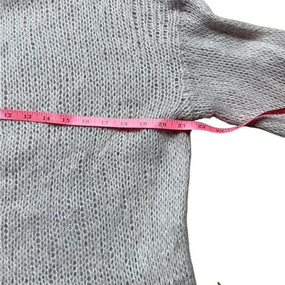 & Other Stories Crewneck Open Knit Oversized Alpaca Sweater Small - Picture 7 of 7